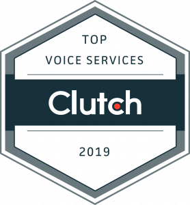 VoiceNation named top voice services 2019 by Clutch.co